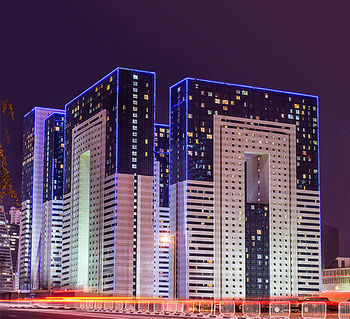 Hotel Front - Evening or Night